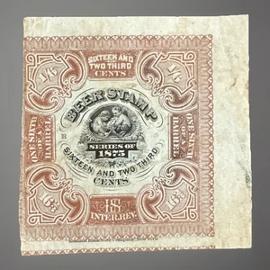 REA 35 Beer Revenue Stamp - Picture 1 of 2