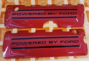 Mustang 5.0 2011-2017 OEM cubiertas de bobina pintadas Twister naranja negro par de letras - Imagen 1 de 1