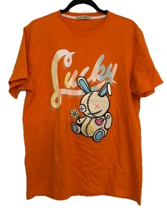 BKYS Black Keys Lucky Charm Orange Graphic Base T-shirt Men's Sz M Streetwear - Picture 1 of 8