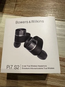 NEU Bowers & Wilkins Pi7 S2 Satin Black True Wireless Ohrhörer 24-Bit Audio, ANC - Bild 1 von 2
