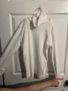 Lands End Youth Medium (8) White Turtleneck  NWOT - Picture 1 of 3