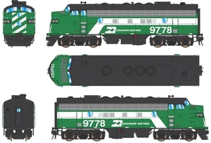 INTERMOUNTAIN N GAUGE F7A DCC/SOUND BURLINGTON NORTHERN #9780 PN 69248S03 - Picture 1 of 1