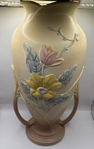 Vintage Hull Magnolia Matte Floor Vase 16-15 - Picture 1 of 5