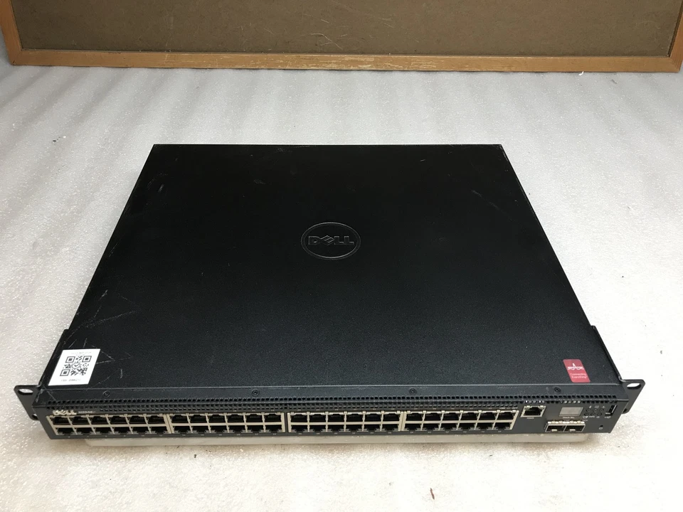 Dell N2048P E05W 48-Port Gigabit Ethernet Network Switch w/2x SFP+ Port & Ears - Image 1 of 4