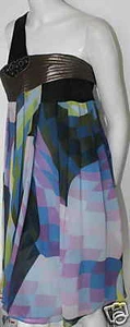 Matthew Williamson Blue Silk Dress NEW sz 6 US 10 Uk - Picture 1 of 6
