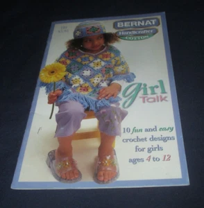 Bernat Handicrafter #101 Girl Talk Crochet Booklet (Bernat, 2000) - Picture 1 of 3