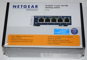 NETGEAR ProSafe 5-port 10/100 Desktop Switch FS105 Brand New Sealed - Picture 1 of 5