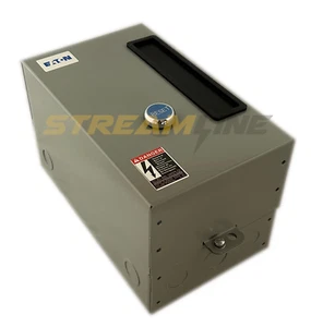 Eaton A25SGC30AA Enclosed Definite Purpose Starter, 30 Amp, 110/120Vac Coil, 3Ø - Picture 1 of 4