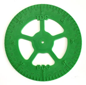 Rueda de grado de distribución del motor de 6,75" de diámetro - plástico verde Starcycle SCP-TDG-GN - Imagen 1 de 2
