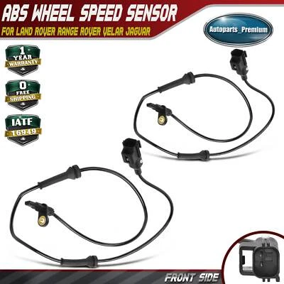 2x Front ABS Wheel Speed Sensor for Land Rover Range Rover Velar Jaguar F-Pace - Image 1 of 4
