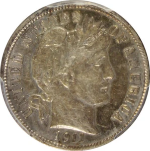 1911-D AU55 Barber Dime, PCGS 35772459 - Picture 1 of 4