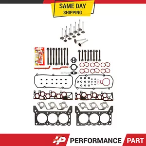 Head Gasket Set Intake Exhaust Valves Fit 1996 Ford Windstar 3.8L - Picture 1 of 12
