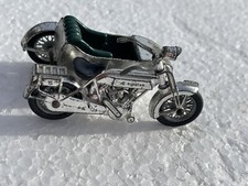 Vintage Matchbox Lesney No8-1914 Sunbeam Motorcycle + Sidecar MOY