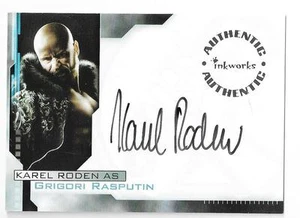 Hellboy Film Autogrammkarte A3 Karel Roden - Grigori Rasputin - Bild 1 von 1
