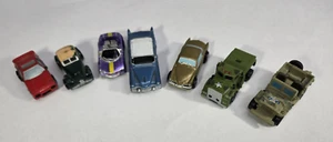 Galoob Micro Machines  Lot Of 7 - Ferrari, army,cadillac, dune buggy - Picture 1 of 18