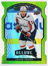 2020-21 ALLURE GREEN QUARTZ JAKUB VRANA 99/99 WASHINGTON CAPITALS #54