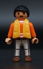 Playmobil Figur Junge Kind Orange Gelbe Jacke Nr. 3991