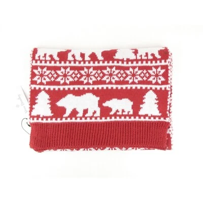 Vera Bradley Beary Merry Red Cozy Scarf NWT - Image 1 of 2