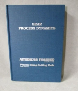 Gear Process Dynamics hardcover 1992 Technical Work Book - Picture 1 of 8
