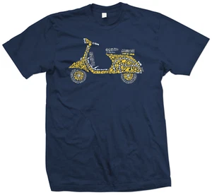 T-shirt ciclomotore - maglietta scooter - maglietta MOD - maglietta ciclomotore ciclista - dalla XS alla 5XL - Foto 1 di 6