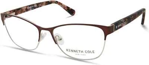 Marco de gafas ópticas de metal marrón Kenneth Cole New York KC0311 045 52-15-140 - Imagen 1 de 2