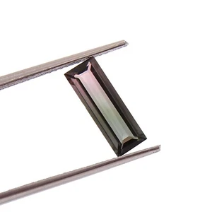 Natural Tourmaline BI-Color Baguette Cut 1.80 Carat Tourmaline Gemstone C-8309 - Picture 1 of 3