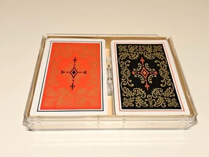 VINTAGE RARE JAPAN SET OF 2 PACKS PLASTIC PLAYING CARDS 52+2 JOKERS "ANGEL" - Picture 1 of 17