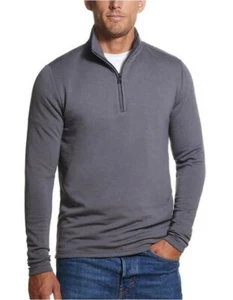 Pullover polar elástico suave cremallera 1/4 vintage resistente a la intemperie para hombre, carbón talla XL - Imagen 1 de 3