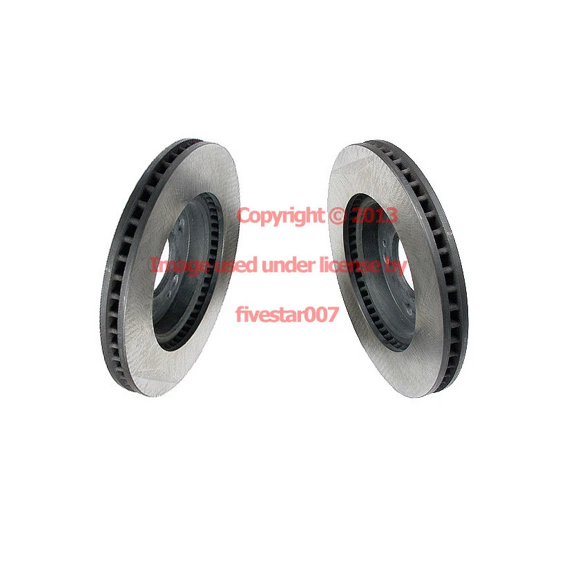 2 Front Discs Brake Disc Rotor Set for Dodge Mitsubishi Eclipse Galant Outlander - Image 1 of 1