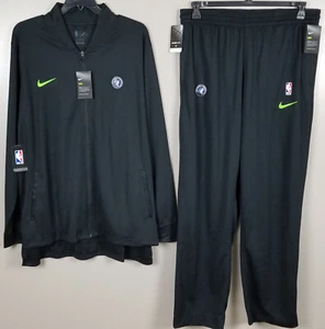 NIKE MINNESOTA TIMBERWOLVES TEAM ISSUED SUIT JACKET + PANTS BLACK (SIZE 3XLT) - Picture 1 of 20