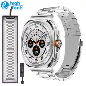 For Samsung Galaxy Watch Ultra 47mm Stainless Steel Metal Band Strap Bracelet - Picture 1 of 7