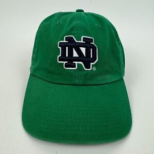 '47 Brand Notre Dame Fighting Irish Hat Cap Adjustable Strap Green Adult