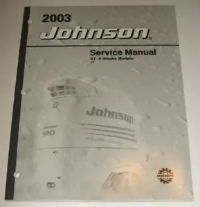 Johnson 4hp 5hp Service Manual 2003 4 Stroke Outboard 4 5 hp Repair Shop - Foto 1 di 3