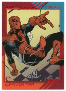 Autógrafos Fleer Retro Marvel 2015 #47 Spider-Man Ramón Pérez automático - Imagen 1 de 1