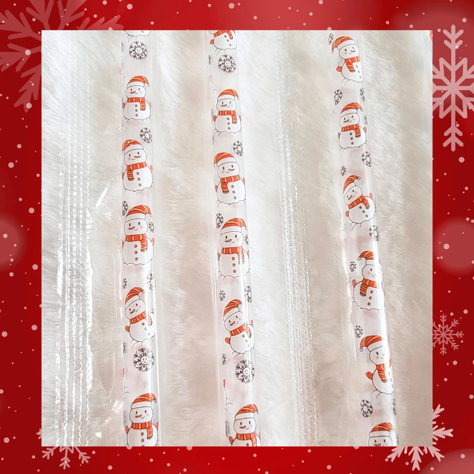 Pajitas de plástico reutilizables de Navidad - Gran relleno para medias Foto 1 de 1