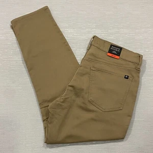 Banana Republic Chino Hose Herren 34 x 30 Slim Fit Khaki Braun Straight Stretch - Bild 1 von 19