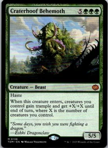 Magic the Gathering Craterhoof Behemoth Tarkir: Dragonstorm MTG Kostenloser Versand! - Bild 1 von 1