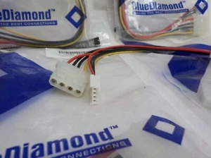 Molex Power Adapter Cables - Mostly New - Assortment - Bild 1 von 5