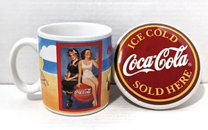 Vintage 1990 Coca Cola Mug Through the Years "1936” H2900 - Collectors Mug - Picture 1 of 12