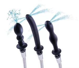 Silikon Universal Duschset Anal Klistier Reiniger 3 in 1 Dusche Reinigungssystem - Bild 1 von 4