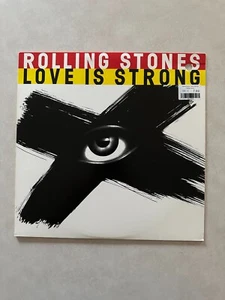 Rolling Stones - Love Is Strong - VG+ 1994 vinyl 12" single EP white label promo - Picture 1 of 5