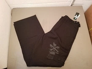new hurley youth skull head black skate pants - Picture 1 of 3