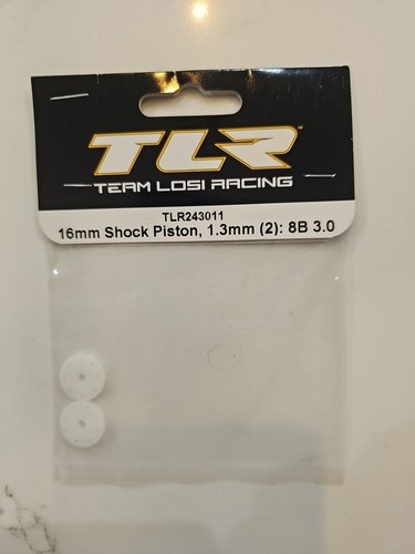 Piston D'amortisseur Team Losi Racing 16mm - Pour 2 8ight 3.0 - Neuf Sous Blister