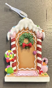 Fun Gingerbread House Door Sweet Personalizable Ornament - Picture 1 of 1