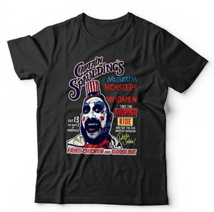 Captain Spaulding Tshirt Unisex Sid Haig, Rob Zombie, Halloween, Horror - Picture 1 of 7