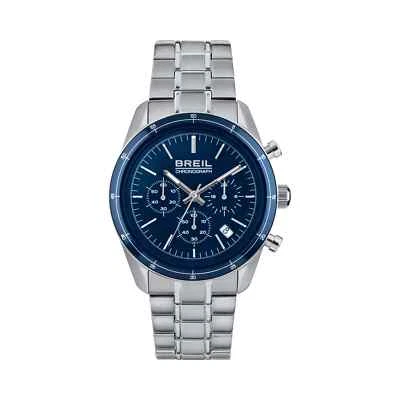 Orologio Breil Release TW1898 Acciaio Cronografo Blu Watch 42 mm Uomo Nuovo - Immagine 1 di 2