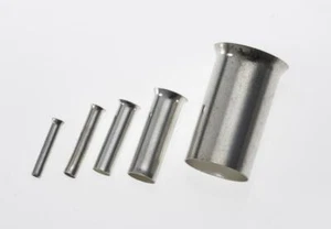Uninsulated Bootlace Ferrules Cord End Cable Crimps 0.5mm² - 6mm² 20 - 10 AWG - Foto 1 di 1