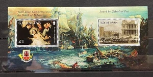 Gibraltar - Isle of Man - Death of Nelson - Timbres - stamps MNH** Alb.15 - Picture 1 of 1