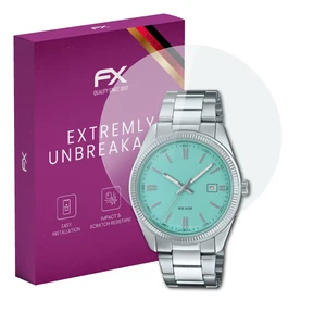 atFoliX Glass Protector for Casio MTP-1302PD-2A2V 9H Hybrid-Glass - Picture 1 of 8