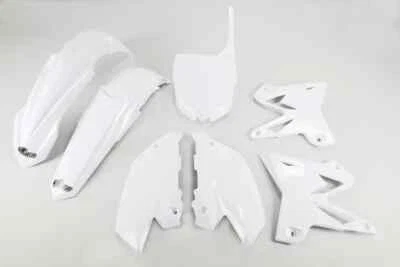 Kit de carrocería de plástico UFO rediseñada guardabarros carenado panel lateral blanco Yamaha YZ250 02-14 Foto 1 de 4